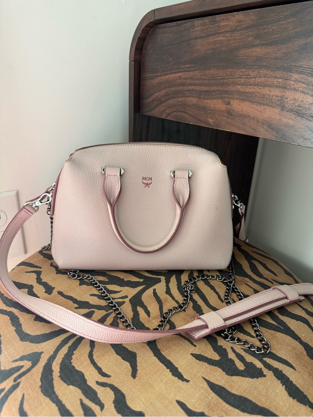 MCM Leather Crossbody Bag